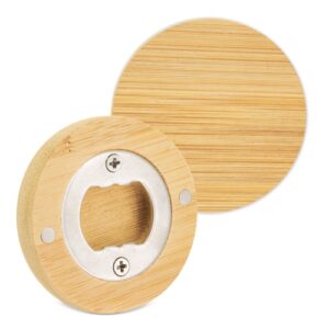 APRIBOTTIGLIE MAGNETICO IN BAMBÙ NATURALE "SKOL"