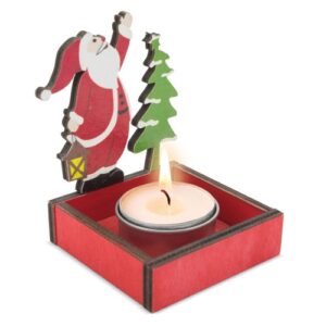 PORTACANDELE “SANTA KLAUS”