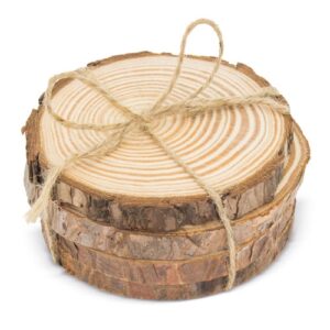 SET DI SOTTOBICCHIERI IN LEGNO "JANAKI".