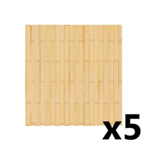 SET DI 5 SOTTOBICCHIERI BAMBÙ "CEYLAN"