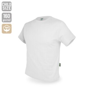 T-SHIRT 160G PER ADULTO E BAMBINO "NATUR"