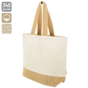 BORSA DI COTONE E JUTA "MISHA"