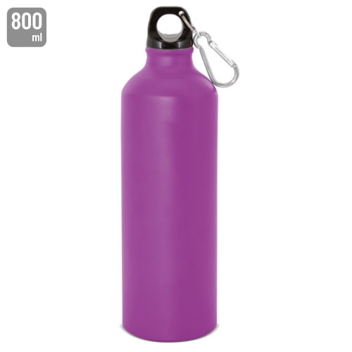 BOTTIGLIA IN ALLUMINIO 800 ML CON MOSCHETTONE "TUAREG" 