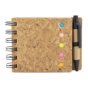 BLOCCO + NOTE ADESIVE SUGHERO "KIPER"