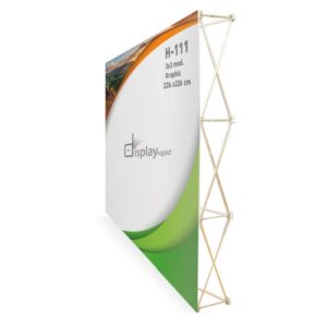 POP UP VELCRO 3 X 3 CON TROLLEY "SHOWROOM"