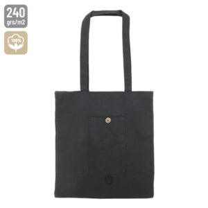 BORSA COTONE PIEGHEVOLE CON TASCA "NADIA"