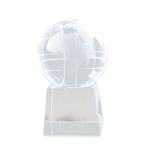 TROFEO VETRO MAPPAMONDO "TERRA"