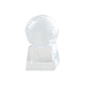 TROFEO VETRO MAPPAMONDO "SPHERA"