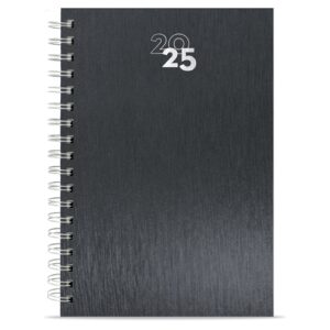 AGENDA METALLIZZATA CON ANELLI "NICK"