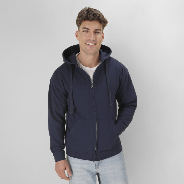 Felpa con Cappuccio Adulto + Zip "keya"