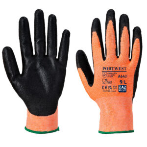 Guanto anti taglio Nitrile foam - Ambra