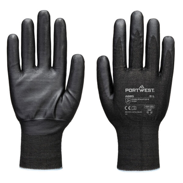 Guanto Cut F21 in nitrile e tungsteno A9