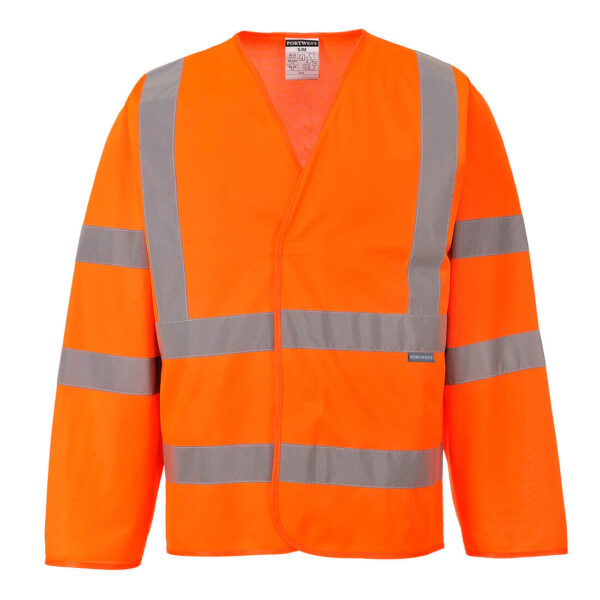 Giacca con due bande e bretelle Hi-Vis