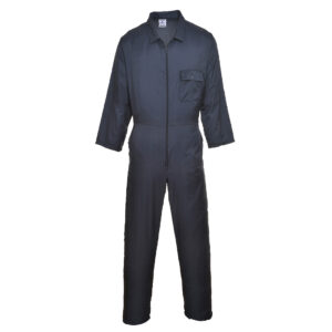 Tuta con zip in nylon