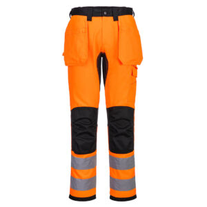 Pantaloni con tasca Holster staccabile ad alta visibilità WX2 Eco