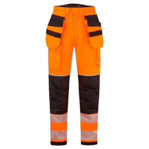 PW3 FR Modaflame Rain+ Hi-Vis Pantaloni invernali con tasche holster