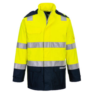 Giacca Bizflame Rain+ Hi-Vis Light Arc