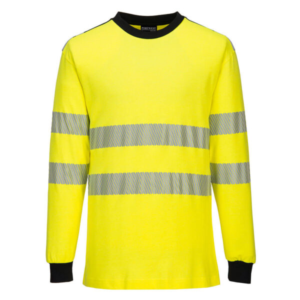 PW3 Modaflame Knit Hi-Vis FR Maglietta a maniche lunghe