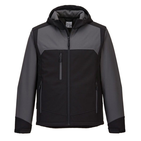 Softshell con cappuccio KX3 (3 Strati)