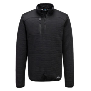 KX3 Felpa 1/4 zip testurizzata
