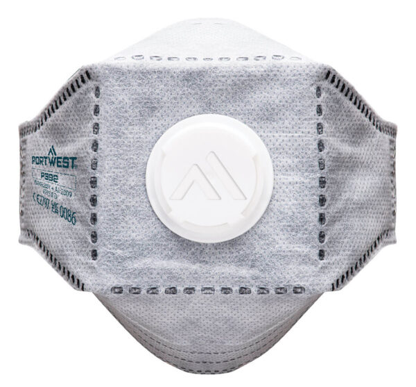 EAGLE FFP3 Respiratore piatto pieghevole al carbonio con valvola ( Pk10 )