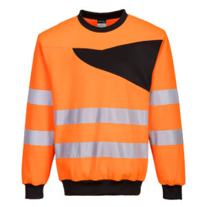 Felpa girocollo Hi-Vis PW2