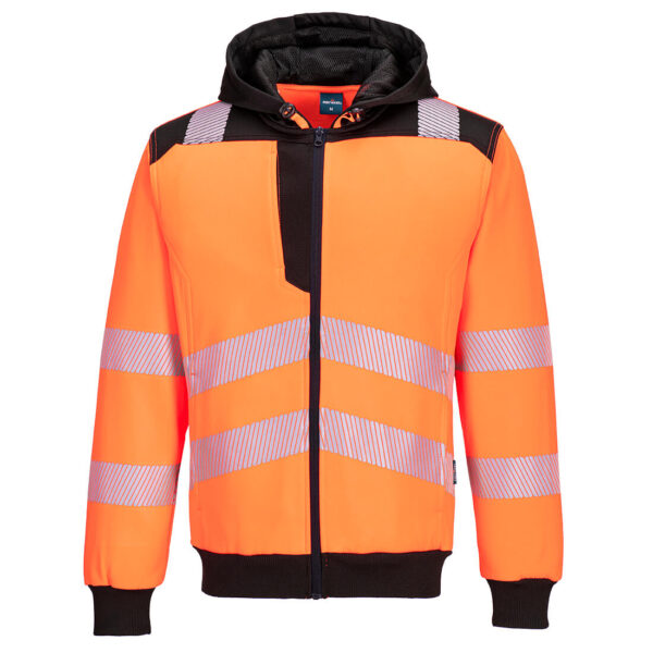 PW3 Felpa con cappuccio Hi-Vis