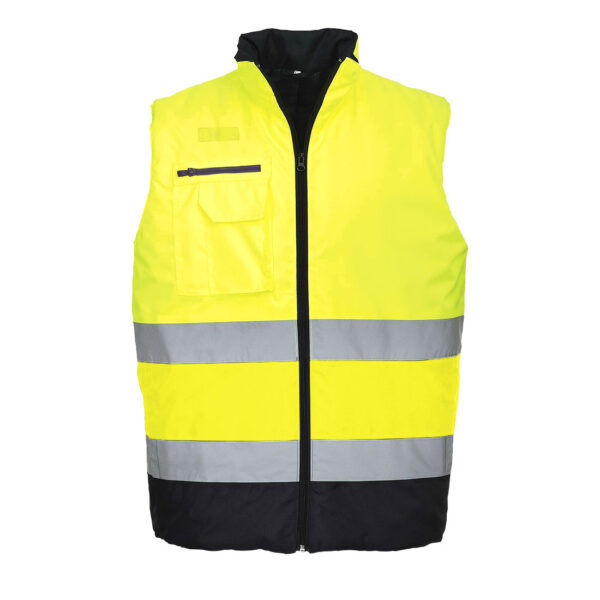 Gilet imbottito bicolore Hi-Vis