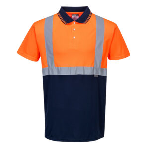 Polo bicolore Hi-Vis