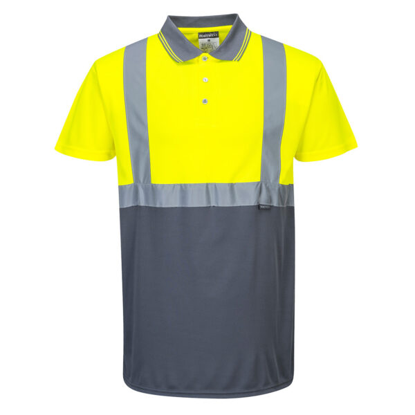 Polo bicolore Hi-Vis