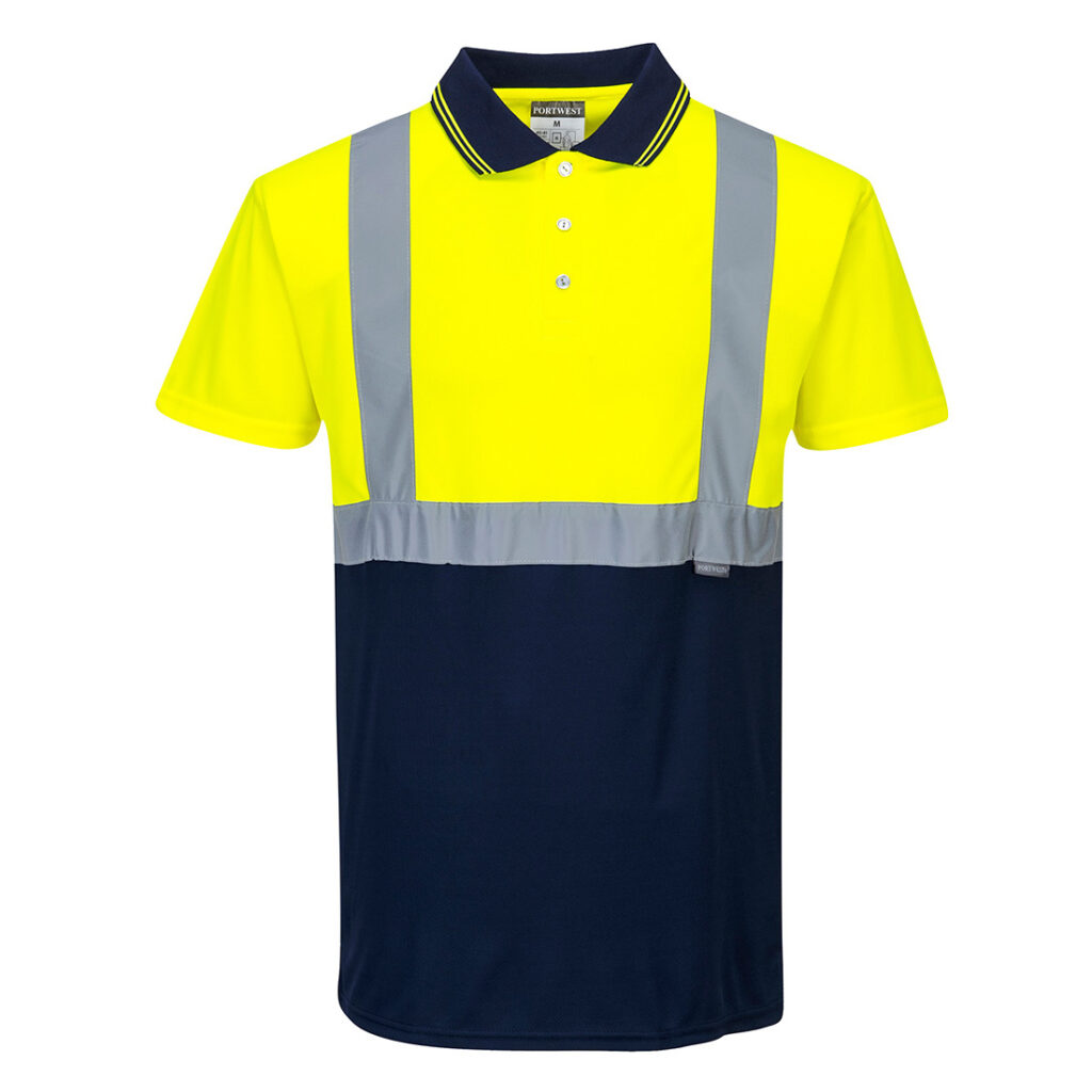 Polo bicolore Hi-Vis