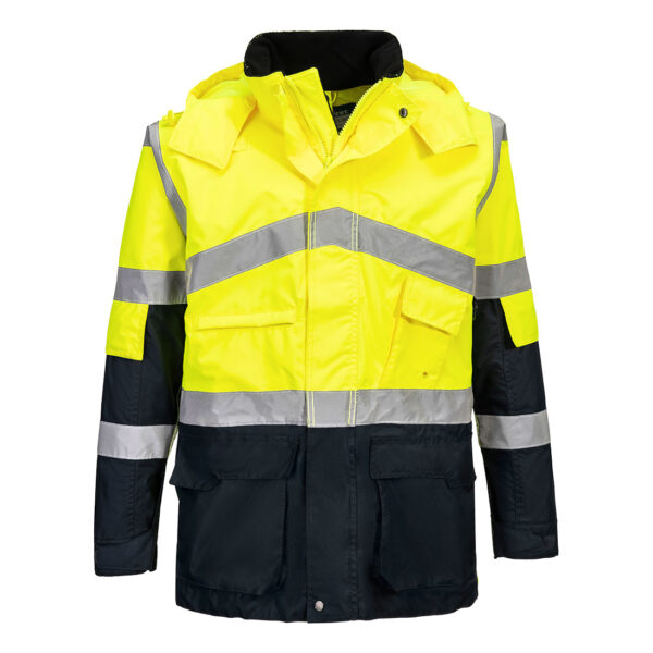 Giacca traspirante bicolore Hi-Vis
