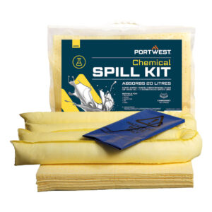 Kit assorbente per prodotti chimici 20 Litri