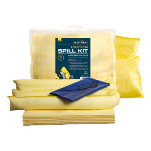 Kit assorbente per prodotti chimici da 50 litri
