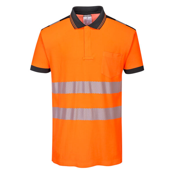 PW3 Polo manica corta Hi-Vis
