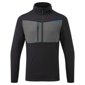 WX3 Felpa mezza zip