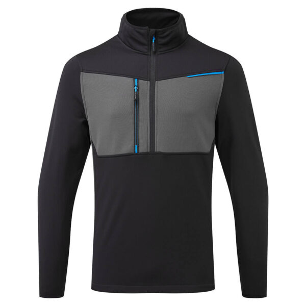 WX3 Felpa mezza zip