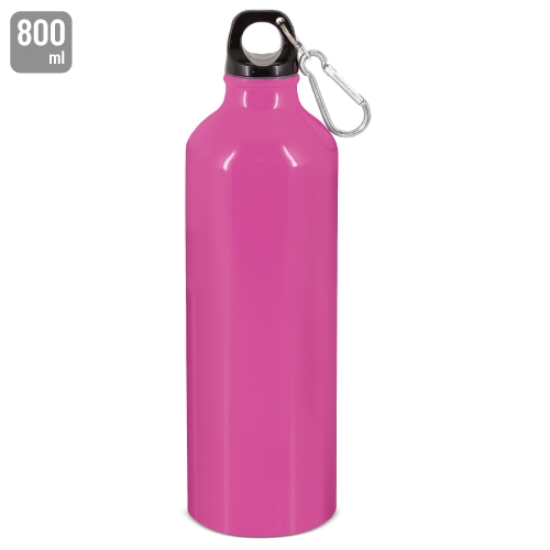 BOTTIGLIA IN ALLUMINIO 800 ML CON MOSCHETTONE "TUAREG"