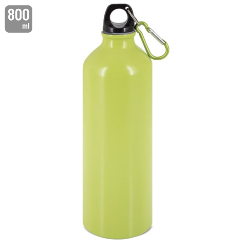 BOTTIGLIA IN ALLUMINIO 800 ML CON MOSCHETTONE "TUAREG" 