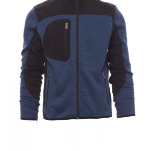 BLU MELANGE/NERO-GIALLO FLUO