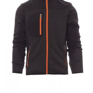 STEEL GREY MELANGE/NERO-ARANCIONE FLUO