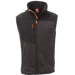 STEEL GREY MELANGE/NERO-ARANCIONE FLUO