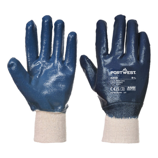 Guanti con polsino elasticizzato in Nitrile