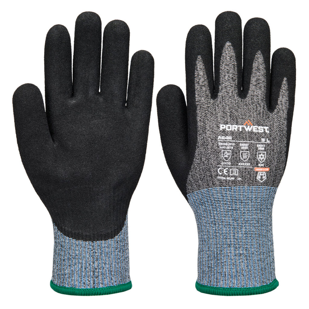 Guanto anti taglio invernale Vis-Tex D13 in nitrile