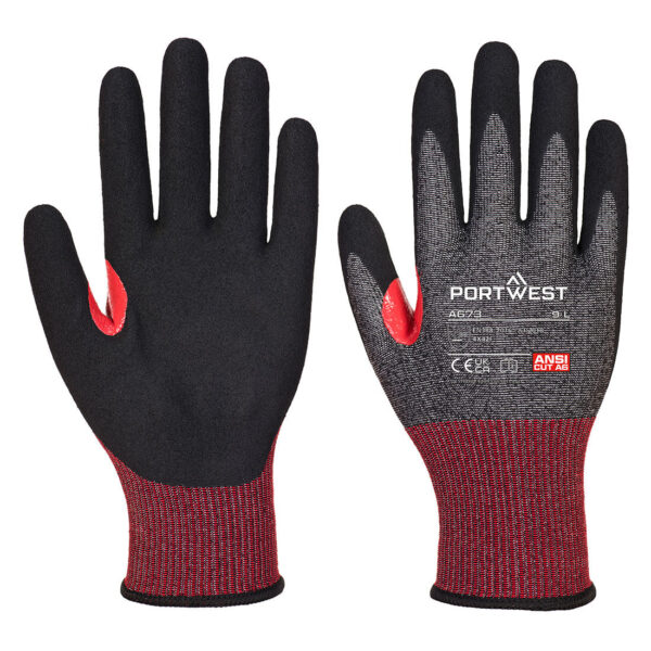 Guanto nitrile anti taglio CS F18