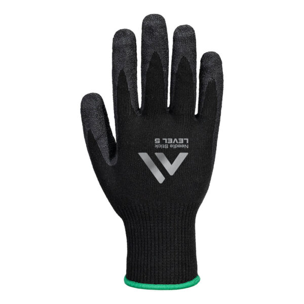 Guanto anti puntura in lattice Crinkle F10