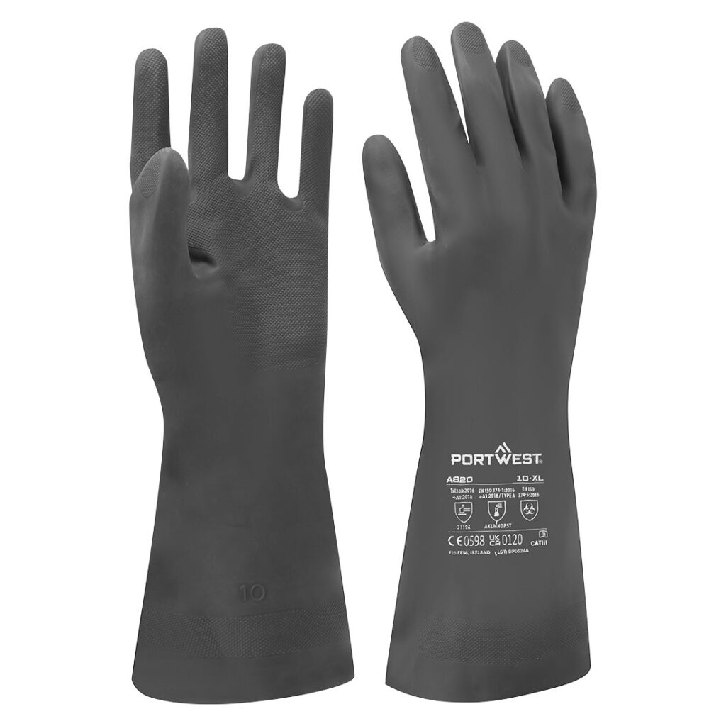 Guanto chimico neoprene