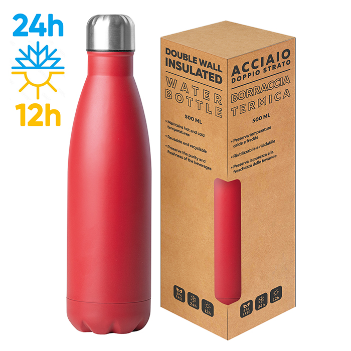 STEEL MAT BOTTLE 500