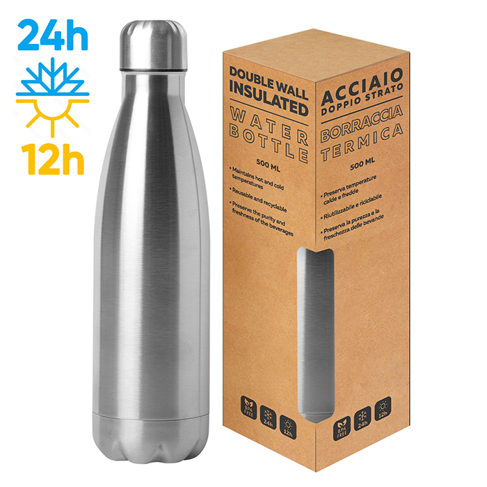 STEEL MAT BOTTLE 500