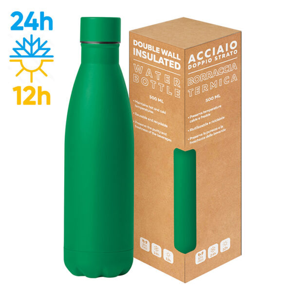 STEEL MAT BOTTLE 500 FLAT